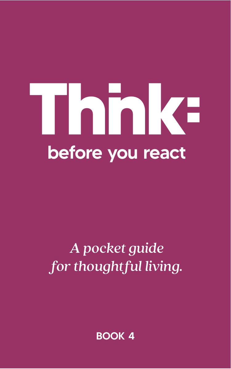 Cover of Thnk: before you react